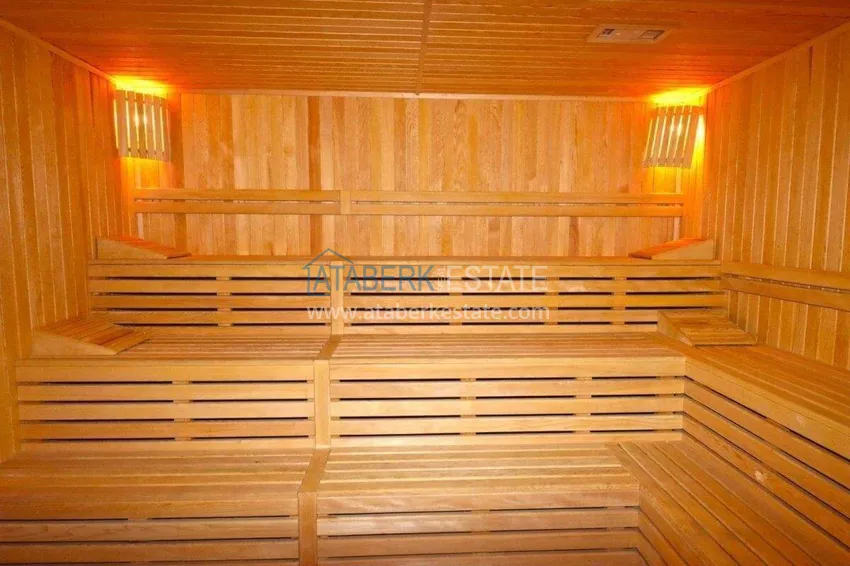 Umeblowany apartament 1+1 z widokiem na góry w Tosmur - 600 m do nabrzeża 17