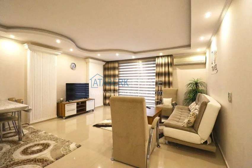 Kupuj Umeblowany apartament 1+1 z widokiem na góry w Tosmur - 600 m do nabrzeża 3