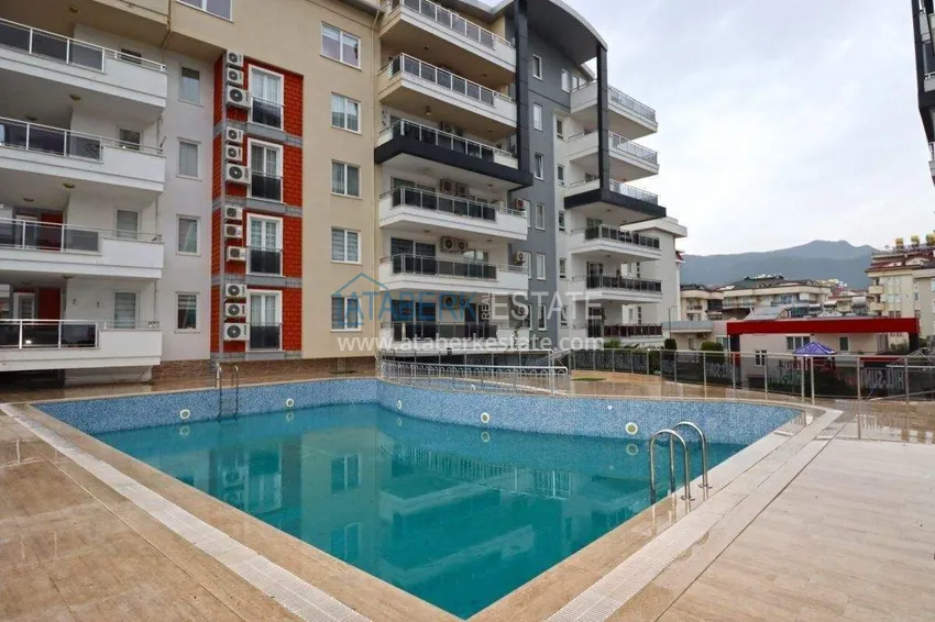 Umeblowany apartament 1+1 z widokiem na góry w Tosmur - 600 m do nabrzeża 4