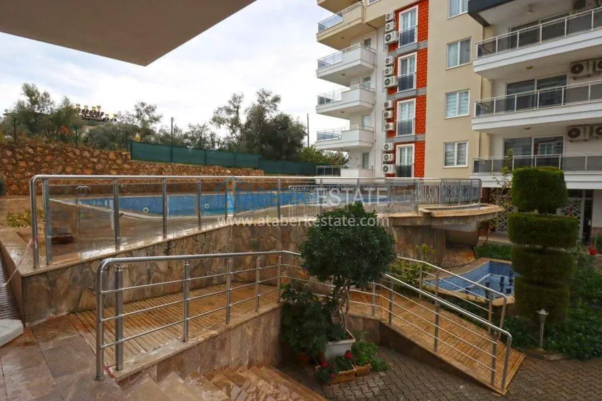 Umeblowany apartament 1+1 z widokiem na góry w Tosmur - 600 m do nabrzeża 5