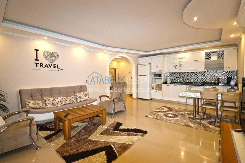 Kupuj Umeblowany apartament 1+1 z widokiem na góry w Tosmur - 600 m do nabrzeża 6