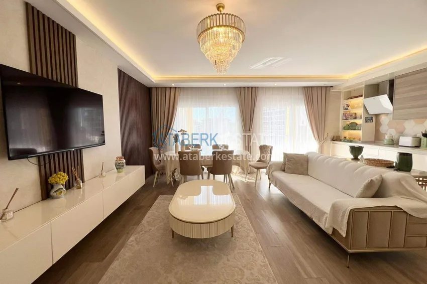 Kupuj  Dwupoziomowy penthouse 2+1 w Avsallar z meblami w nowoczesnym kompleksie 4 