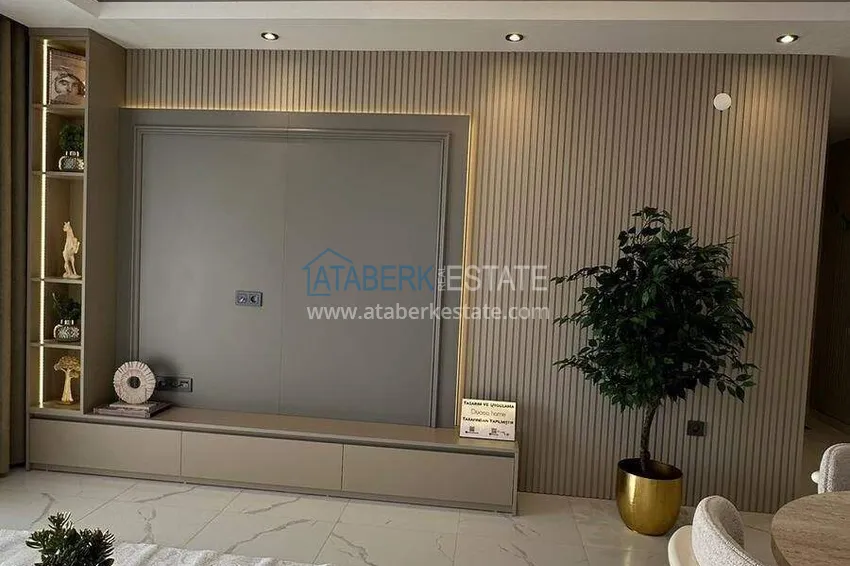 Kupuj  Umeblowany apartament 1+1 z widokiem na morze - pierwsza linia, Kestel, Alanya 5 