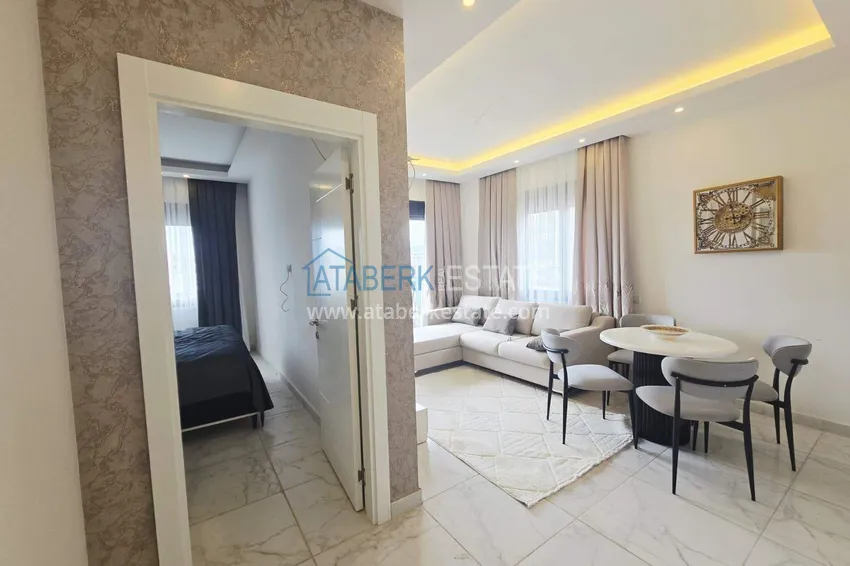 Kupuj  1+1 apartamenty w okolicy Avsallar - korzystne ceny i nowoczesny kompleks mieszkalny 1 