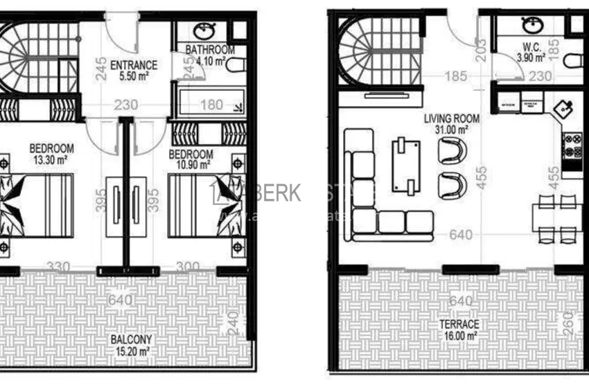 Kupuj taniej Dwupoziomowy penthouse 2+1 z widokiem na morze w centrum Mahmutlar - możliwe są raty do 12 miesięcy 1 