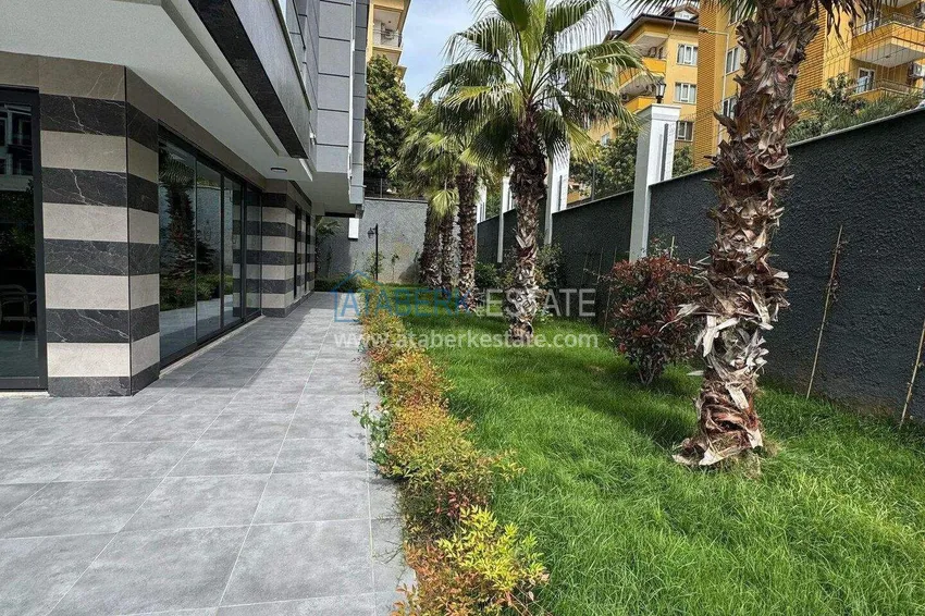 Apartament 1+1 w centrum Alanyi - umeblowany i z widokiem na morze, dostępne są raty  10 