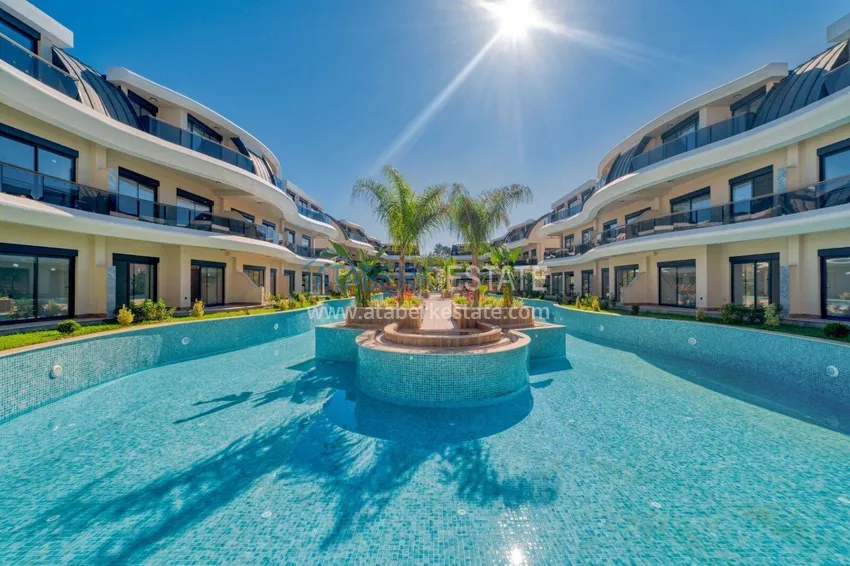 Dwupoziomowy penthouse 3+1 w Avsallar - luksusowym kompleksie rodzinnym 10 