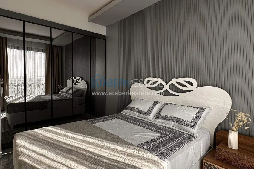 Kupuj  Apartament 1+1 w centrum Alanyi - umeblowany i z widokiem na morze, dostępne są raty  11 
