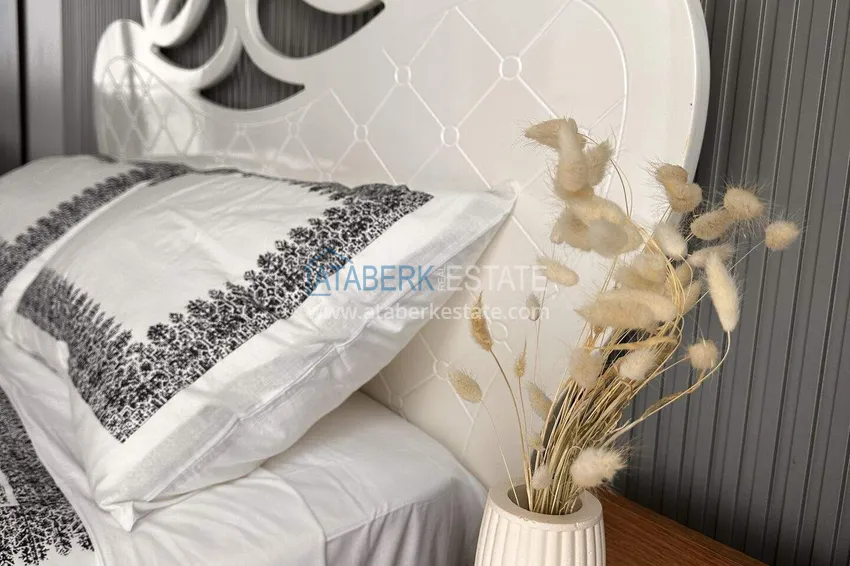 Kupuj  Apartament 1+1 w centrum Alanyi - umeblowany i z widokiem na morze, dostępne są raty  12 