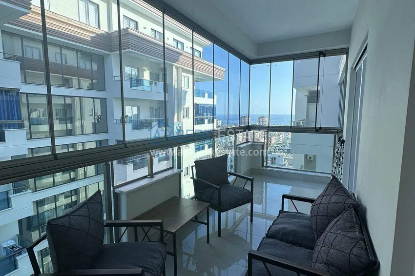 Kupuj  1+1 mieszkanie 70 m² w centrum Mahmutlar — umeblowane, przeszklony balkon, raty do 1 roku 13 