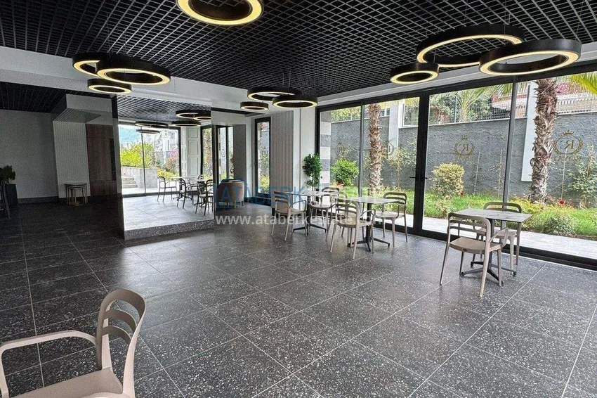 Apartament 1+1 w centrum Alanyi - umeblowany i z widokiem na morze, dostępne są raty  20 
