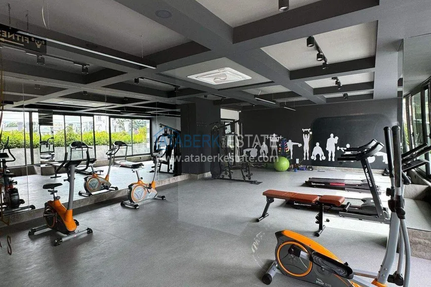 Apartament 1+1 w centrum Alanyi - umeblowany i z widokiem na morze, dostępne są raty  21 