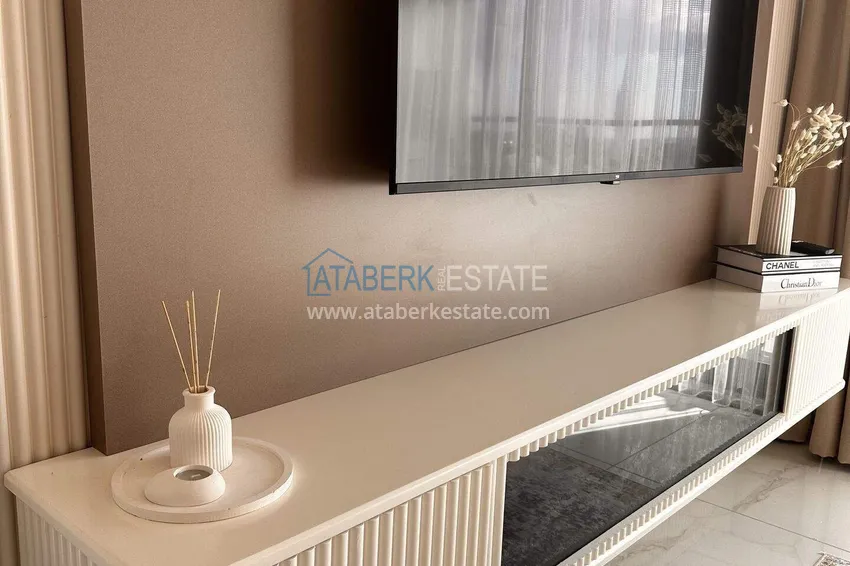 Kupuj  Apartament 1+1 w centrum Alanyi - umeblowany i z widokiem na morze, dostępne są raty  6 