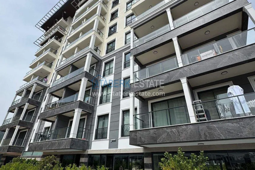 Apartament 1+1 w centrum Alanyi - umeblowany i z widokiem na morze, dostępne są raty  9 