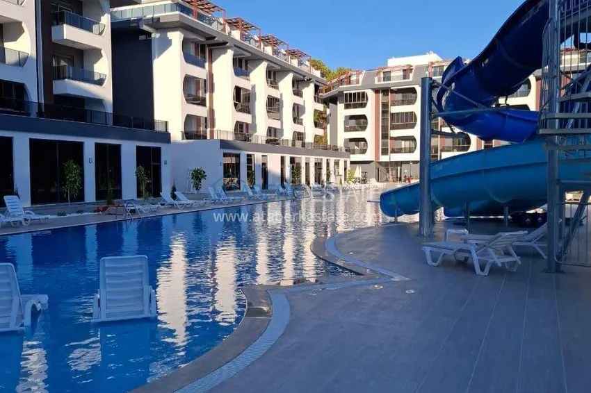 Apartament 1+1 w Avsallar - z tarasem i dostępem do ogrodu, raty są możliwe 9 