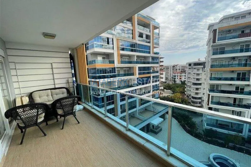 Kupuj  Apartament 1+1 z meblami i widokiem na morze w Tosmur, Alanya   10 