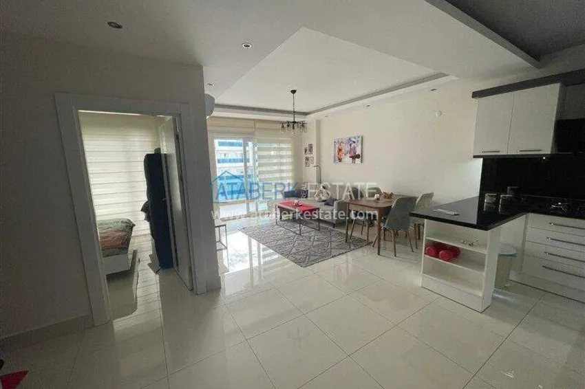 Kupuj  Apartament 1+1 z meblami i widokiem na morze w Tosmur, Alanya   2 