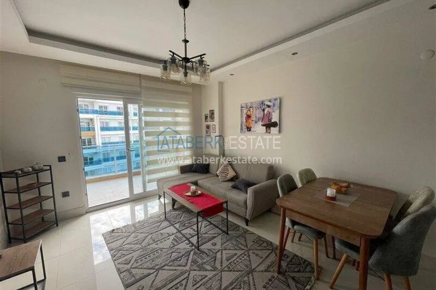 Kupuj  Apartament 1+1 z meblami i widokiem na morze w Tosmur, Alanya   4 