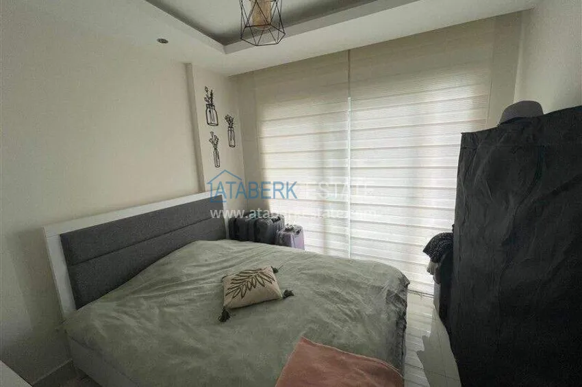 Kupuj  Apartament 1+1 z meblami i widokiem na morze w Tosmur, Alanya   6 