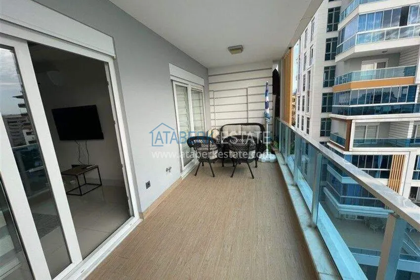 Kupuj  Apartament 1+1 z meblami i widokiem na morze w Tosmur, Alanya   9 