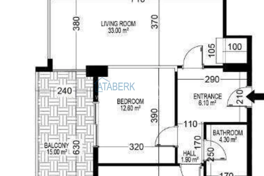 Kupuj taniej Umeblowane mieszkanie 2+1 132 m² w Mahmutlar - sprzedaż od właściciela 1 