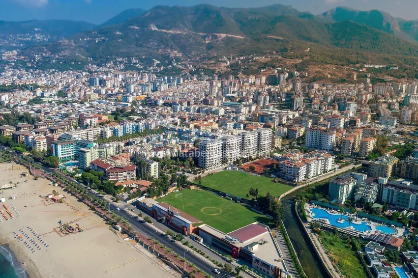 Liniowy apartament 3+1 w Oba z meblami i widokiem  2 