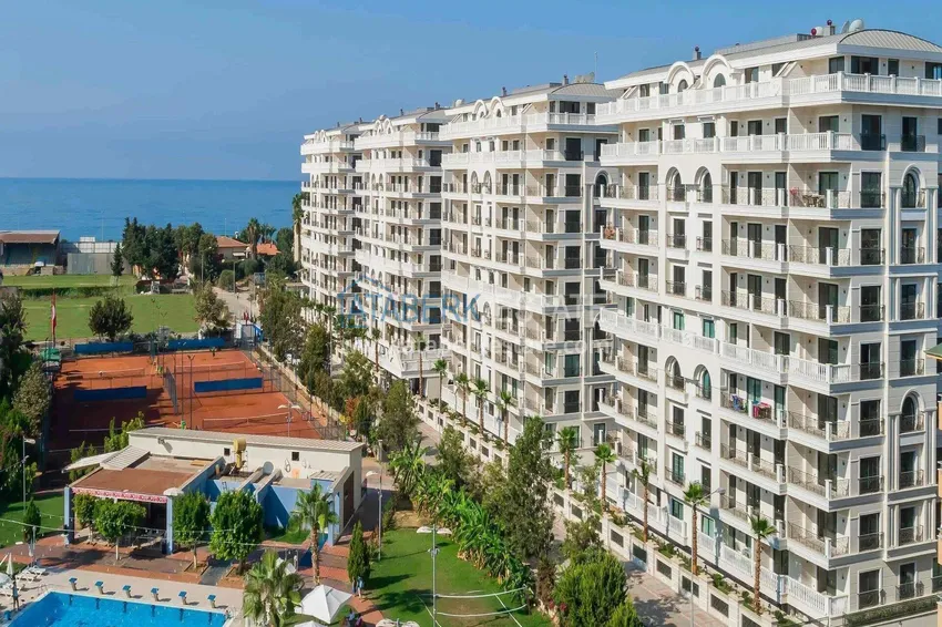 Liniowy apartament 3+1 w Oba z meblami i widokiem  3 