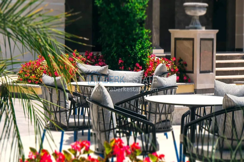 Liniowy apartament 3+1 w Oba z meblami i widokiem  14 