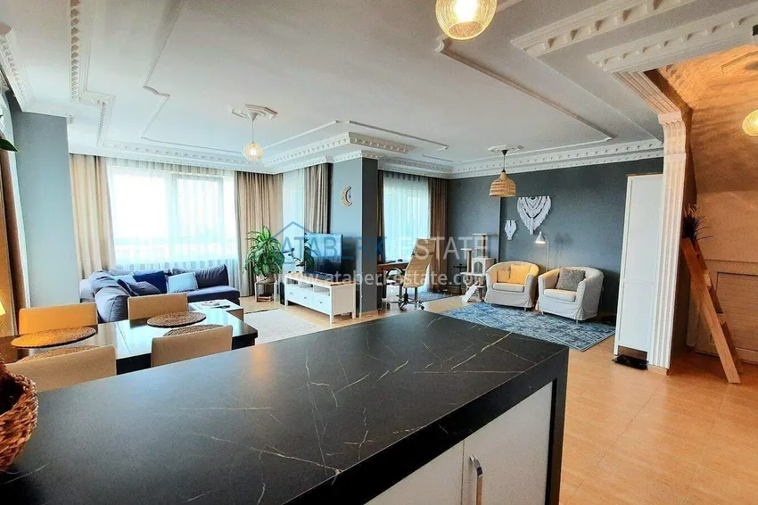 Kupuj  Dwupoziomowy penthouse 1+1 ze stylowym wnętrzem w Demirtas, Alanya 12 