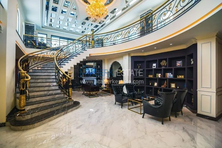 Liniowy apartament 3+1 w Oba z meblami i widokiem  15 