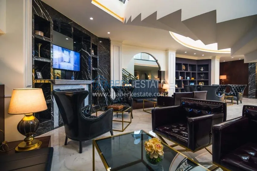 Liniowy apartament 3+1 w Oba z meblami i widokiem  16 