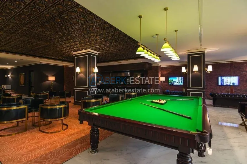 Liniowy apartament 3+1 w Oba z meblami i widokiem  18 