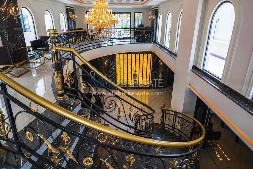 Liniowy apartament 3+1 w Oba z meblami i widokiem  19 