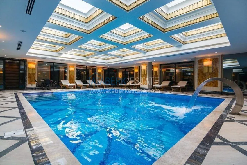 Liniowy apartament 3+1 w Oba z meblami i widokiem  26 