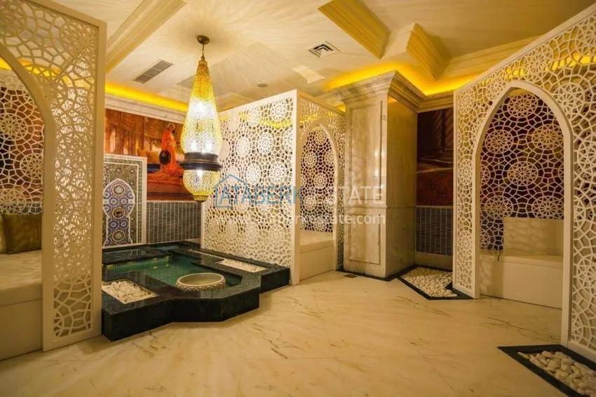 Liniowy apartament 3+1 w Oba z meblami i widokiem  31 