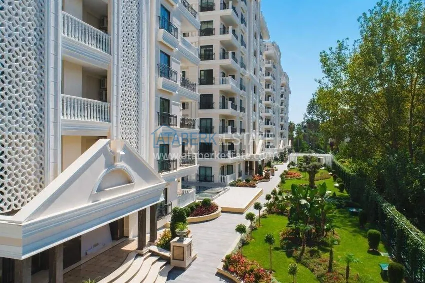Liniowy apartament 3+1 w Oba z meblami i widokiem  5 