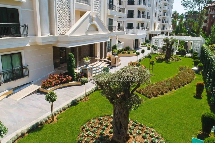 Liniowy apartament 3+1 w Oba z meblami i widokiem  6 
