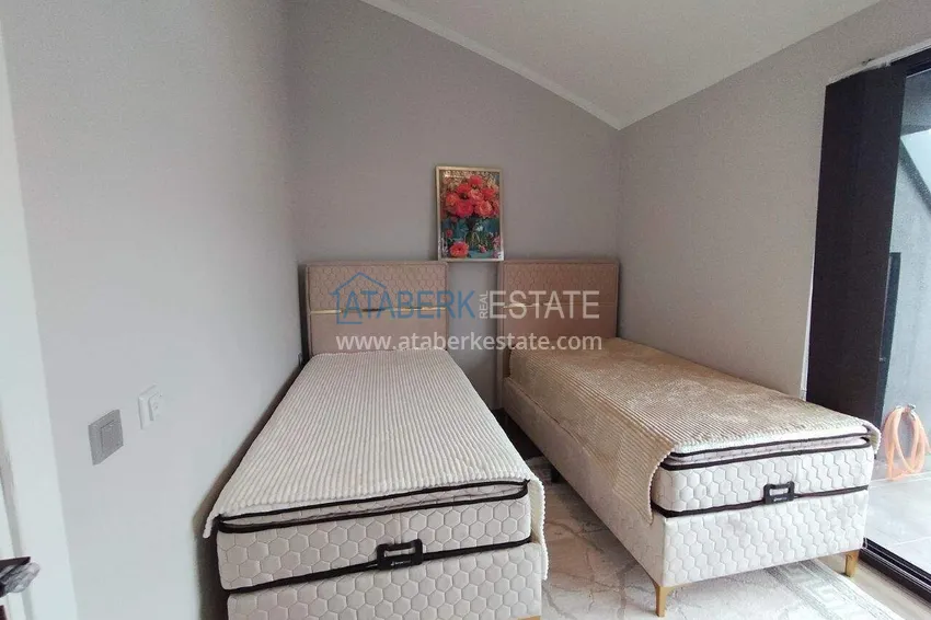 Kupuj  2+1 umeblowany penthouse do wynajęcia w Oba - dwa poziomy, widok na góry A9 12 