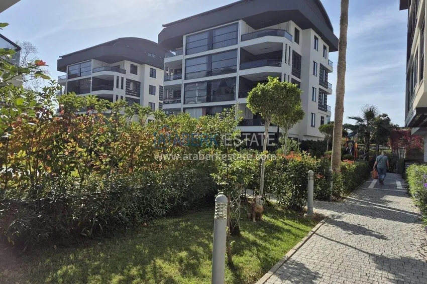 2+1 umeblowany penthouse do wynajęcia w Oba - dwa poziomy, widok na góry A9 13 