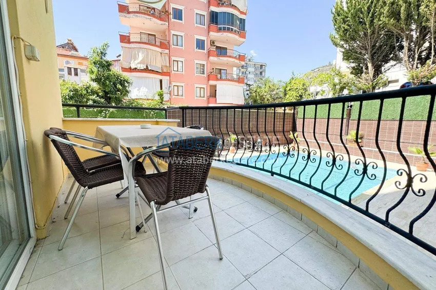 Kupuj  2+1 mieszkanie 100 m² w centrum Alanyi — z nowymi meblami, 800 m do plaży Kleopatra 13 