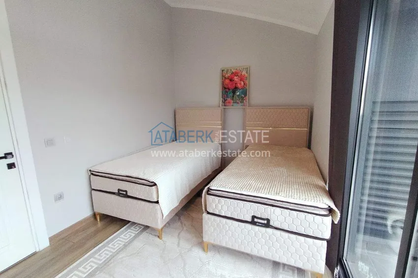 Kupuj  2+1 umeblowany penthouse do wynajęcia w Oba - dwa poziomy, widok na góry A9 13 