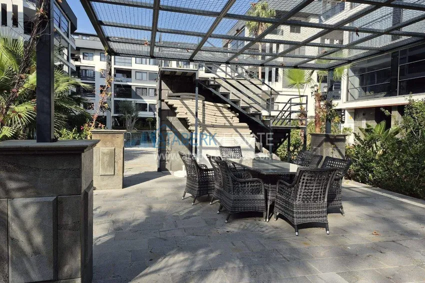 2+1 umeblowany penthouse do wynajęcia w Oba - dwa poziomy, widok na góry A9 15 