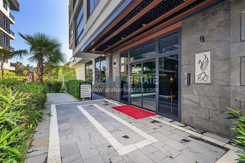 2+1 umeblowany penthouse do wynajęcia w Oba - dwa poziomy, widok na góry A9 17 