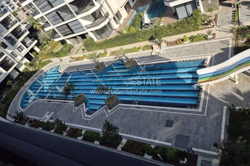Kupuj  2+1 umeblowany penthouse do wynajęcia w Oba - dwa poziomy, widok na góry A9 18 