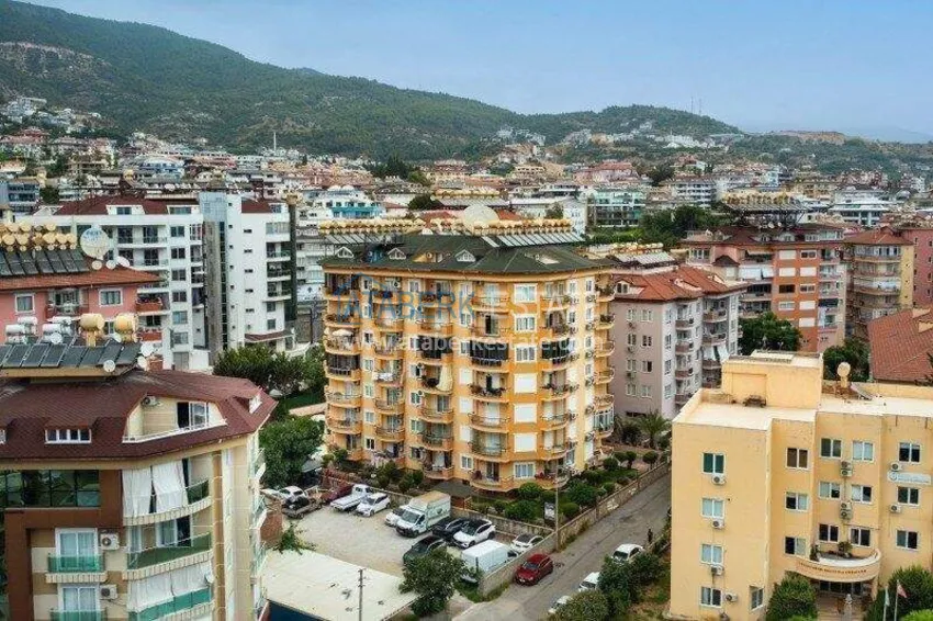 2+1 mieszkanie 100 m² w centrum Alanyi — z nowymi meblami, 800 m do plaży Kleopatra 4 