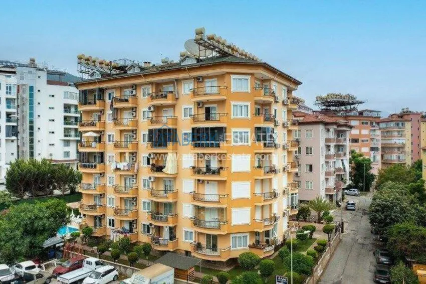 2+1 mieszkanie 100 m² w centrum Alanyi — z nowymi meblami, 800 m do plaży Kleopatra 5 