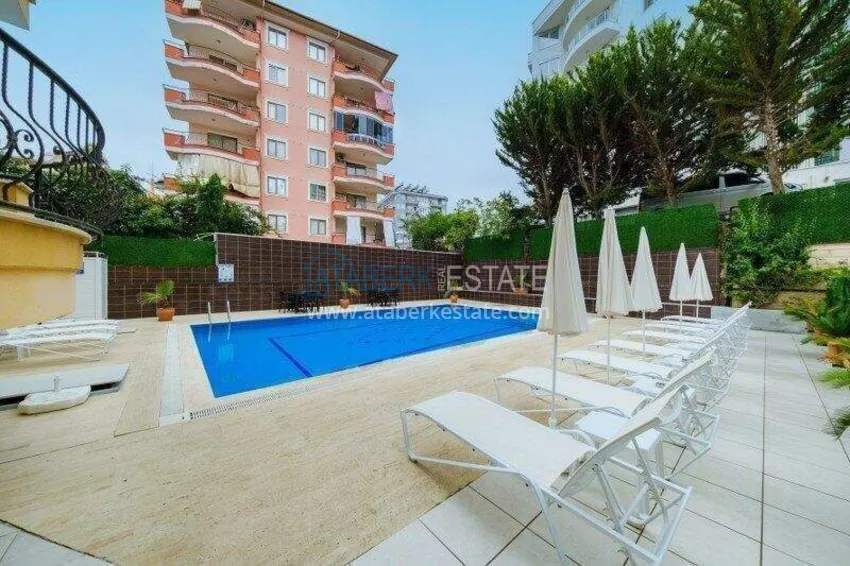 2+1 mieszkanie 100 m² w centrum Alanyi — z nowymi meblami, 800 m do plaży Kleopatra 9 