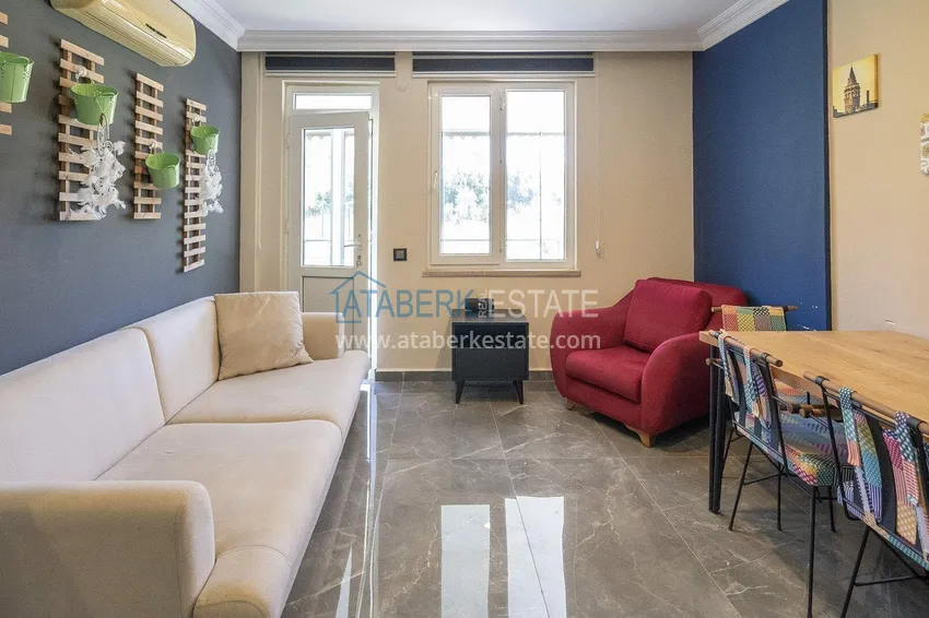 Kupuj  Tani apartament 1+1 w centrum Oba - umeblowany, przeszklony balkon, 350 m do morza 1 