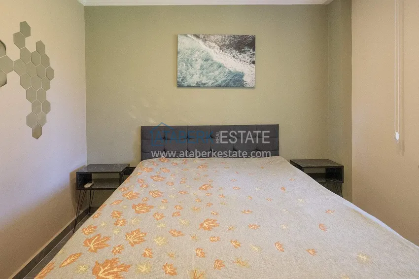 Kupuj  Tani apartament 1+1 w centrum Oba - umeblowany, przeszklony balkon, 350 m do morza 4 