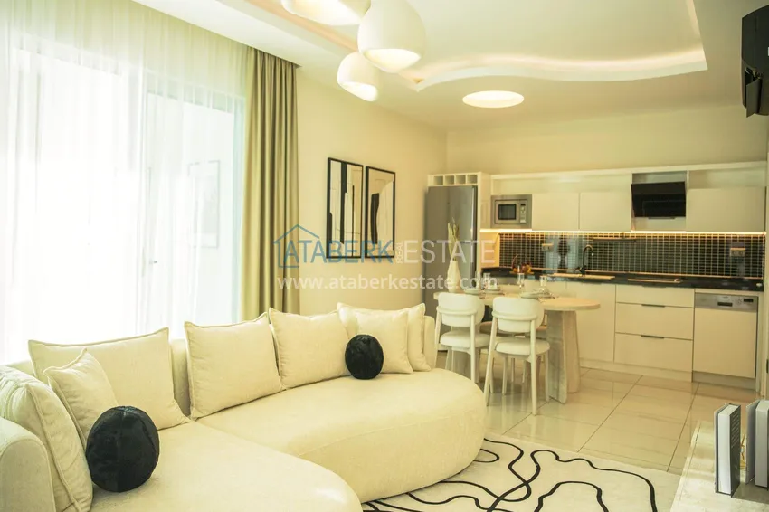Kupuj  Apartament 2+1 na pierwszej linii w Kestel — nowo umeblowane, widok na morze, bezpośrednio od właściciela 5 